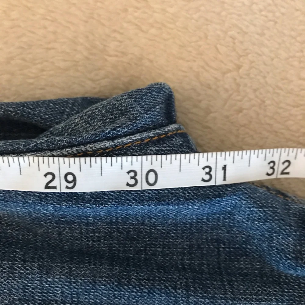 Willi Smith Wide Leg Blue Jeans - Size 4 - Picture 11 of 11